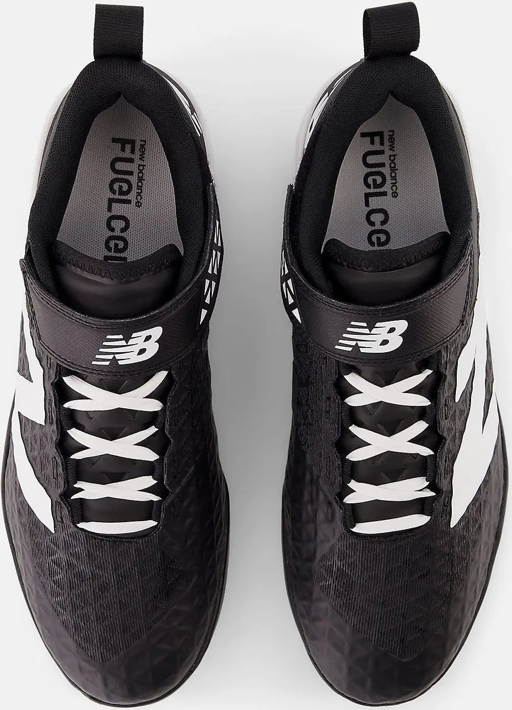New Balance Fuelcell L4040v8 Low Cut Metal Cleat - Black White
