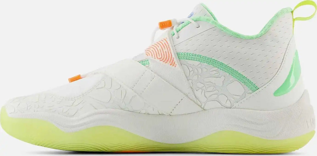 New Balance Fuelcell Lindor 2 Pre Game Turf Shoes - White Yellow Green