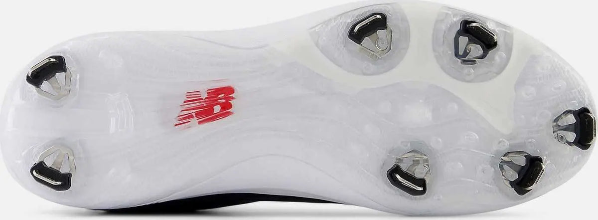 New Balance Fuelcell M4040v7 Mid Metal Cleats - Black White