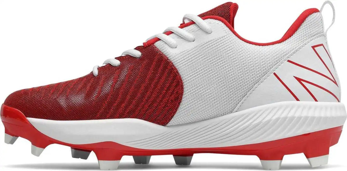 New Balance Fuelcell Pl4040v6 Low Molded Cleat - Team Red White
