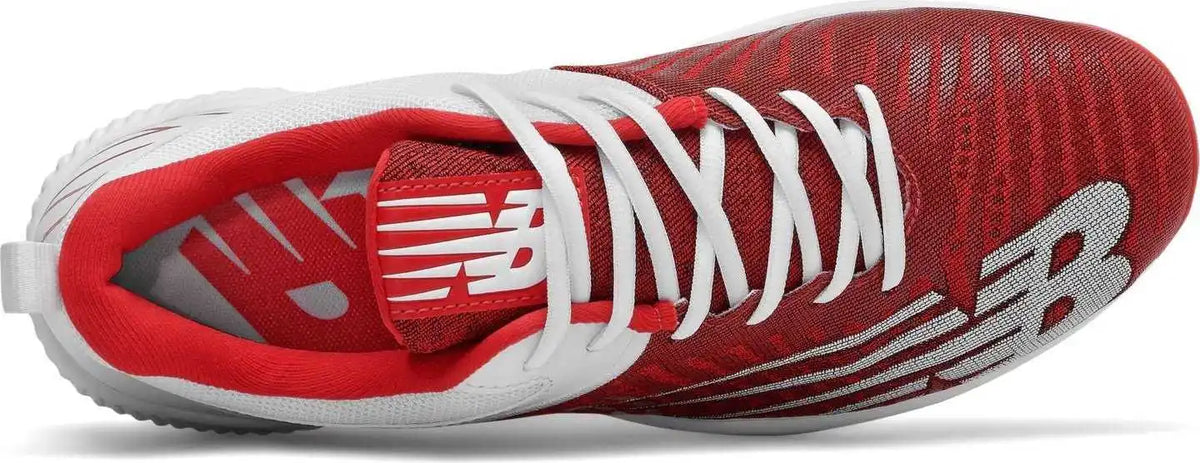 New Balance Fuelcell Pl4040v6 Low Molded Cleat - Team Red White