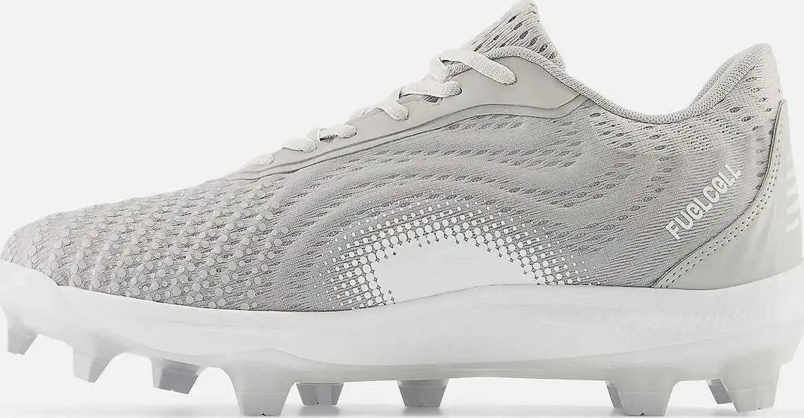 New Balance Fuelcell Pl4040v7 Low Molded Cleat - Gray White