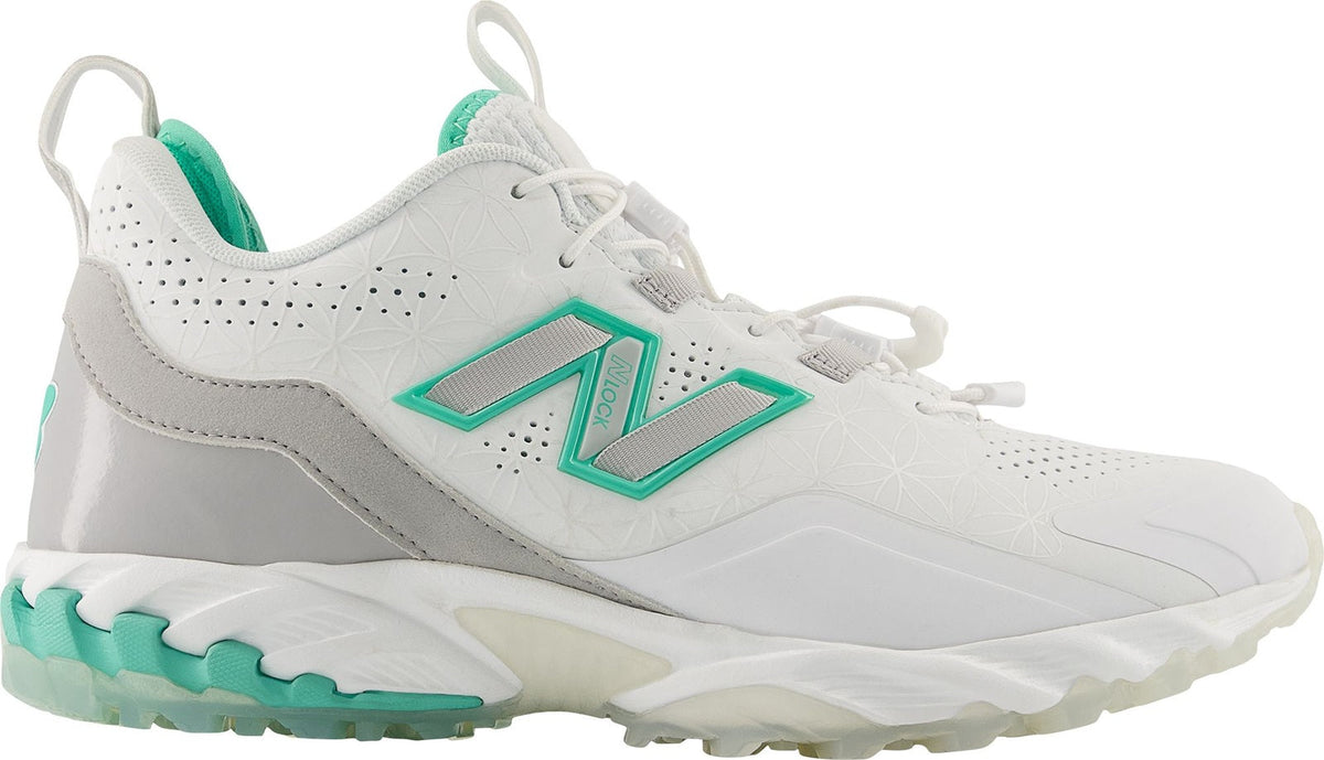New Balance Lindor 3 Men’s Fuelcell Turf Baseball Shoes - White Grey