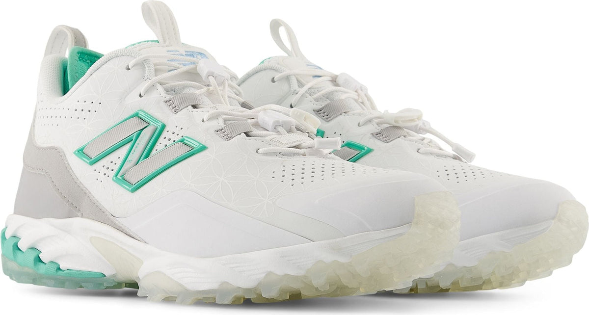 New Balance Lindor 3 Men’s Fuelcell Turf Baseball Shoes - White Grey