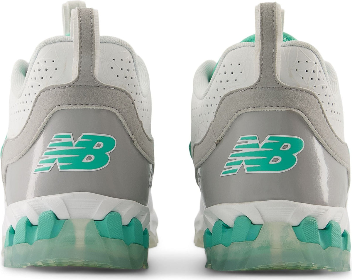 New Balance Lindor 3 Men’s Fuelcell Turf Baseball Shoes - White Grey