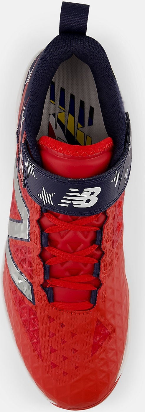 New Balance M4040v8 Men’s Fuelcell Metal Baseball Cleats - Red Navy Usa