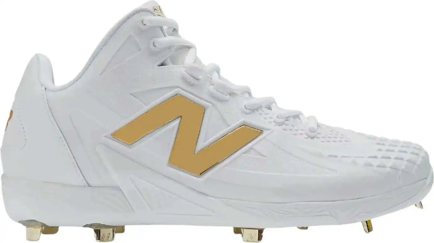New Balance Mshowt1 Men’s Fuelcell Ohtani 1 Metal Cleat White Metalic Gold