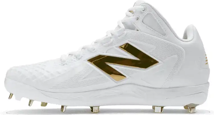 New Balance Mshowt1 Men’s Fuelcell Ohtani 1 Metal Cleat White Metalic Gold