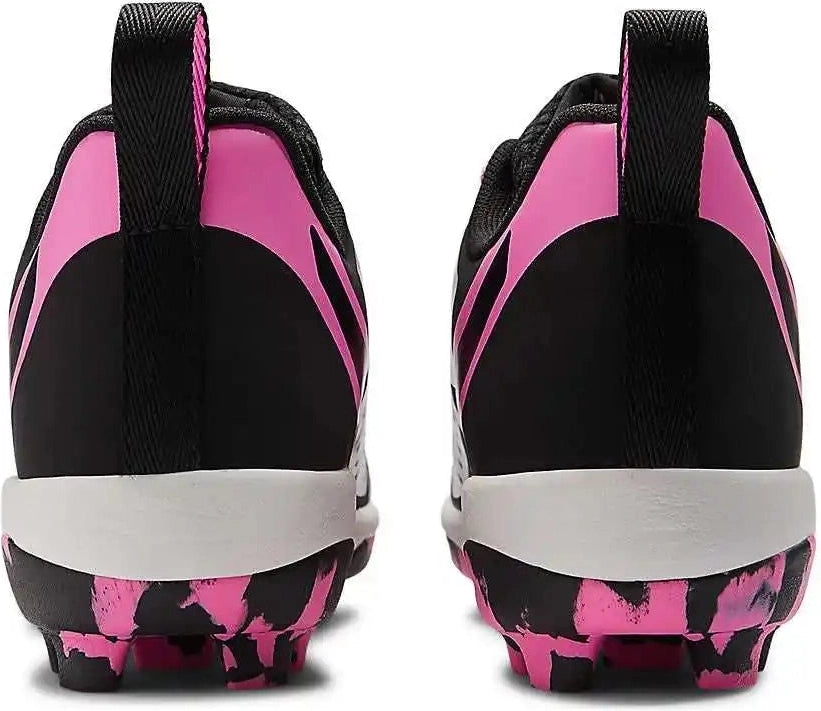 New Balance Sjrom Romero Duo Rubber Molded Girls Softball Cleats - Black Pink