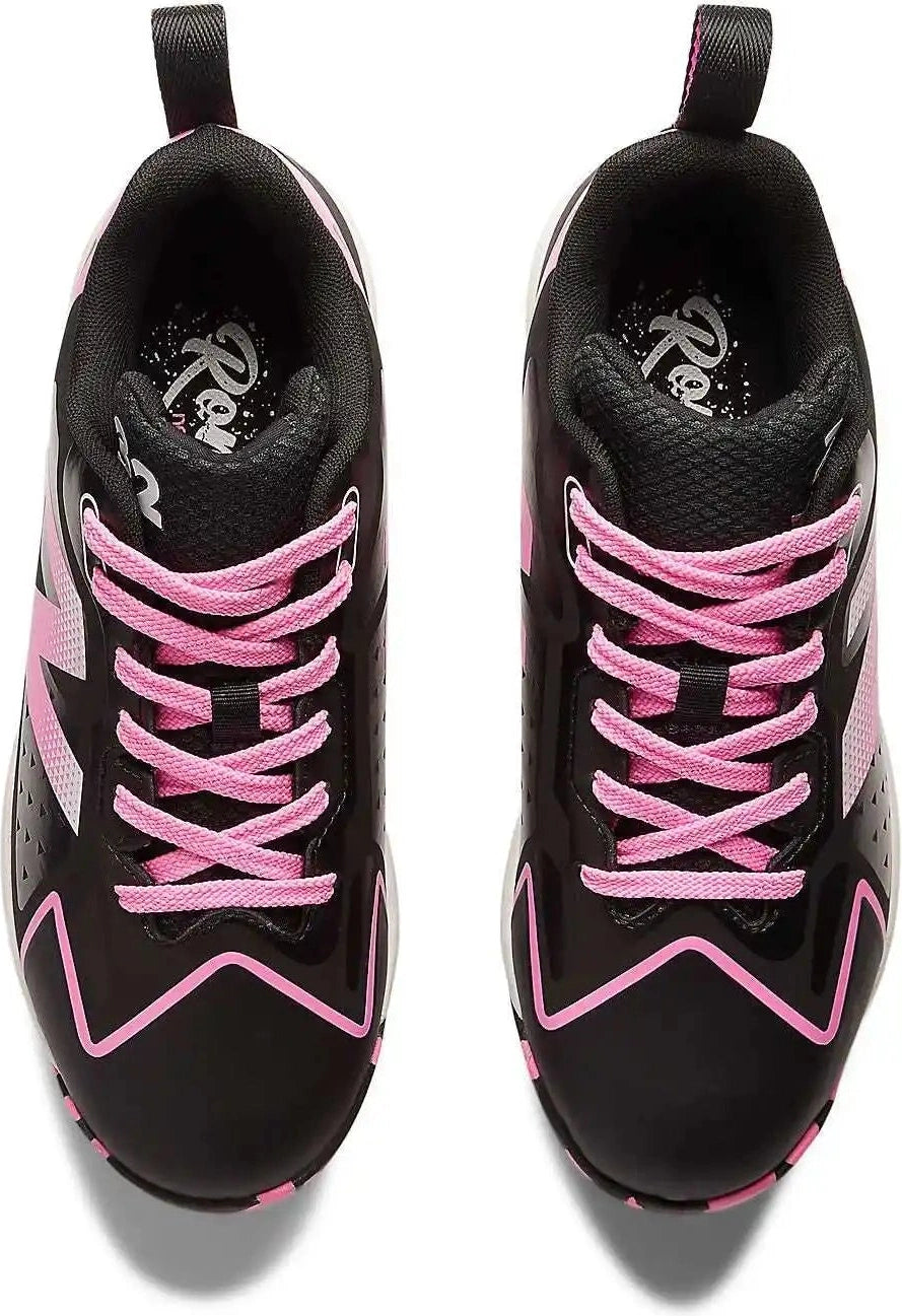New Balance Sjrom Romero Duo Rubber Molded Girls Softball Cleats - Black Pink