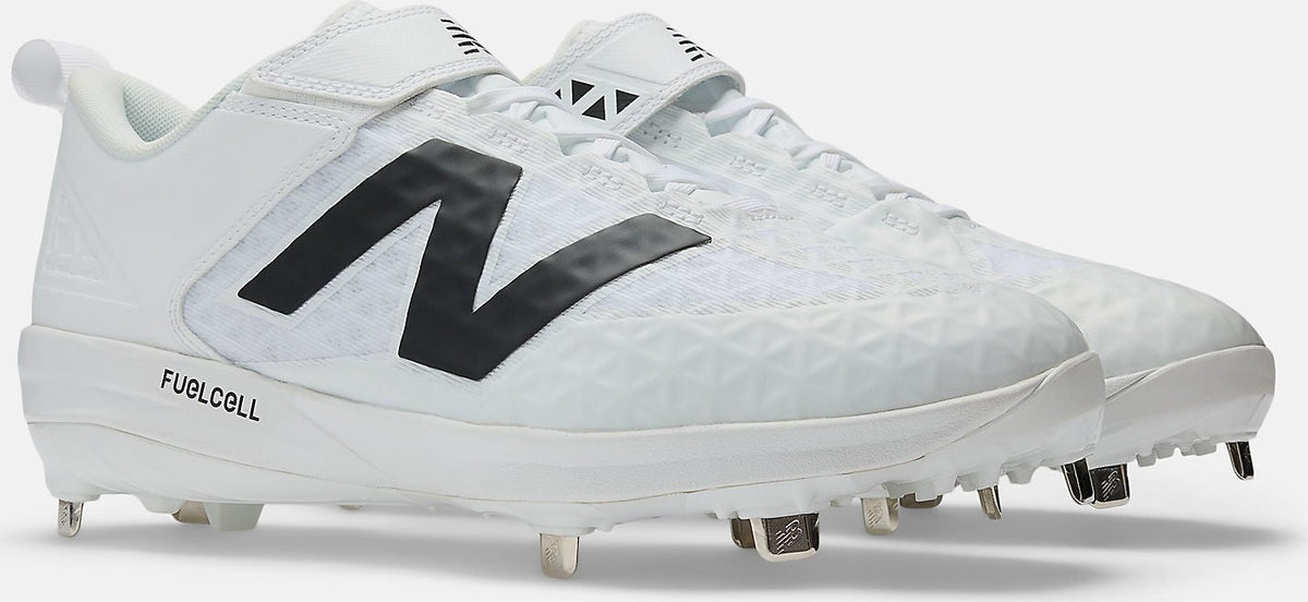 New Balance T4040v8 Men’s Fuelcell Metal Baseball Cleats - White