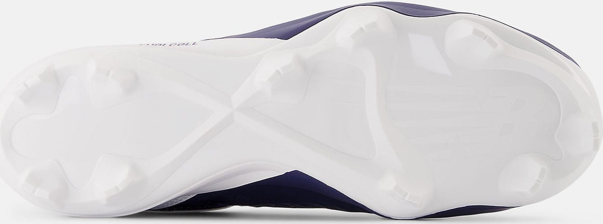 New Balance T4040v8 Men’s Fuelcell Molded Baseball Cleats - Navy White