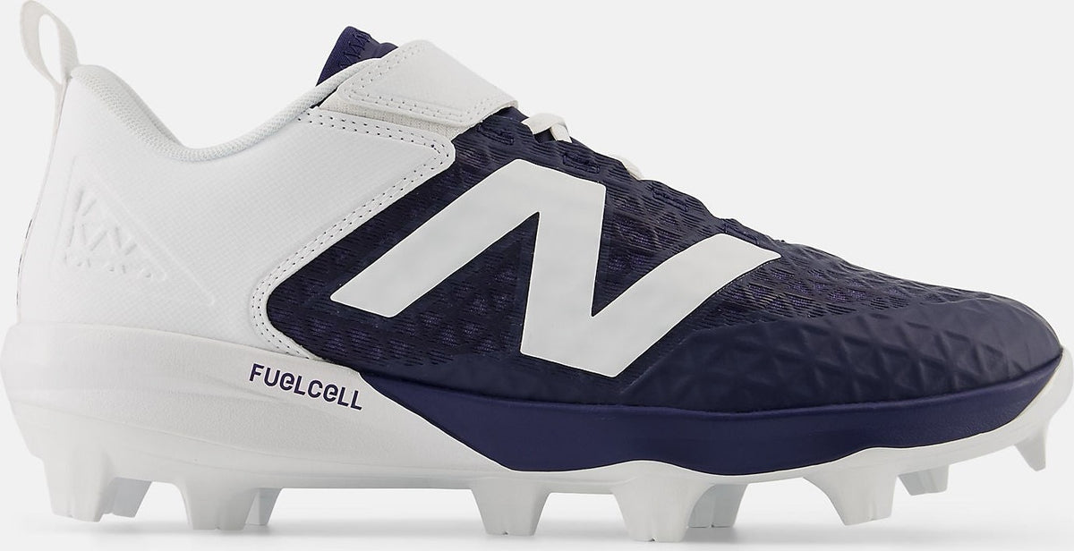 New Balance T4040v8 Men’s Fuelcell Molded Baseball Cleats - Navy White