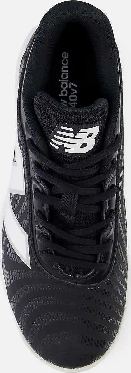 New Balance Youth J4040v7 Low Rubber Molded Cleat - Black