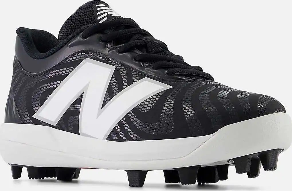 New Balance Youth J4040v7 Low Rubber Molded Cleat - Black