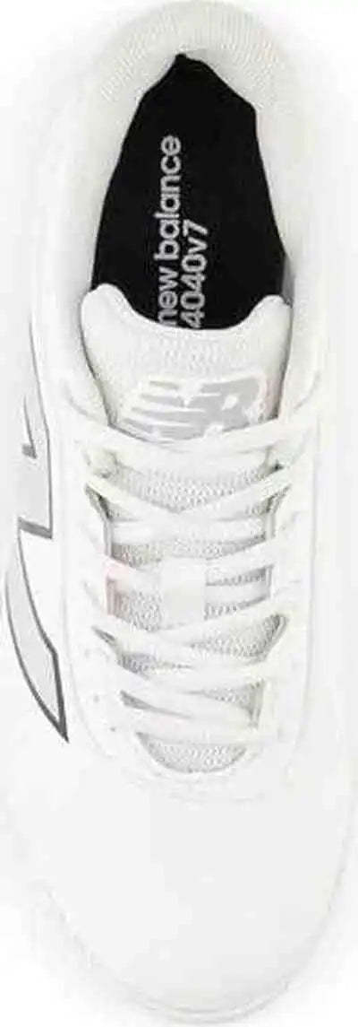 New Balance Youth J4040v7 Low Rubber Molded Cleat - White