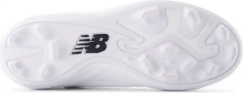 New Balance Youth J4040v8 Low Rubber Molded Cleat - White