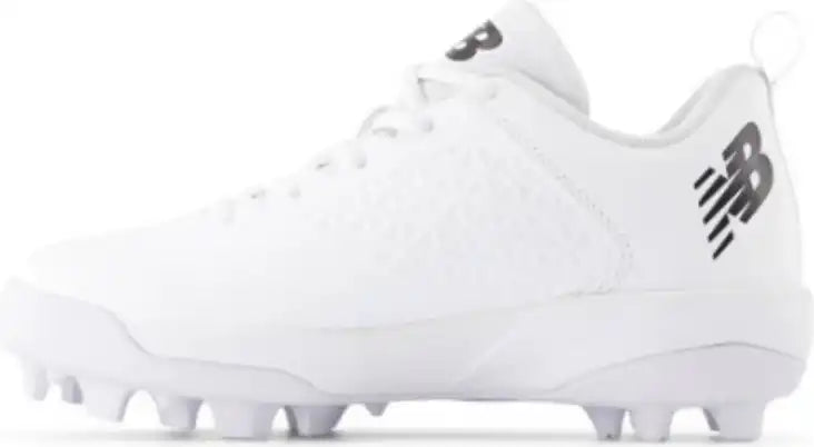 New Balance Youth J4040v8 Low Rubber Molded Cleat - White