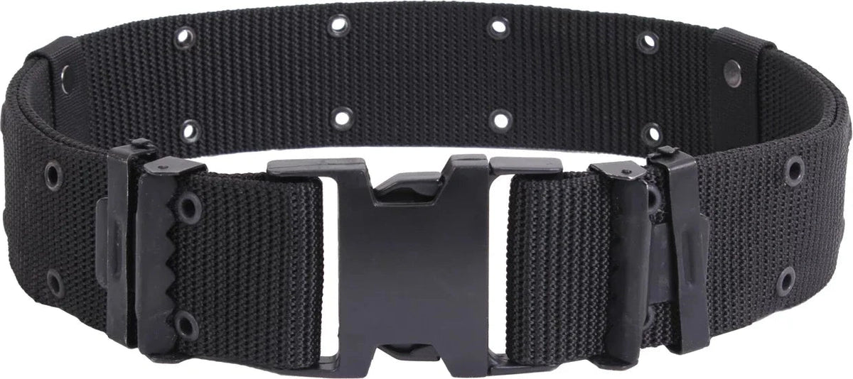 New Issue Marine Corps Style Quick Release Pistol Belts - Black / Xl