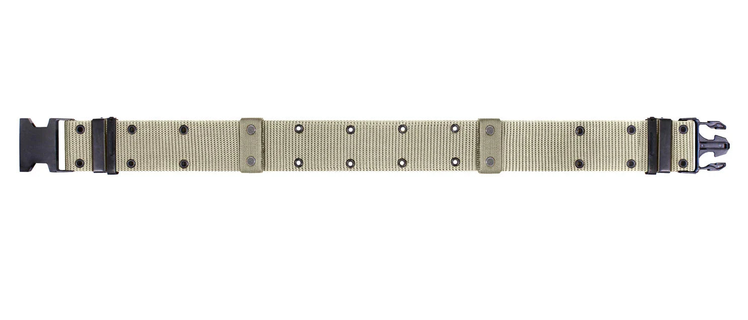 New Issue Marine Corps Style Quick Release Pistol Belts - Khaki / m