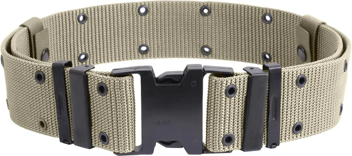 New Issue Marine Corps Style Quick Release Pistol Belts - Khaki / m