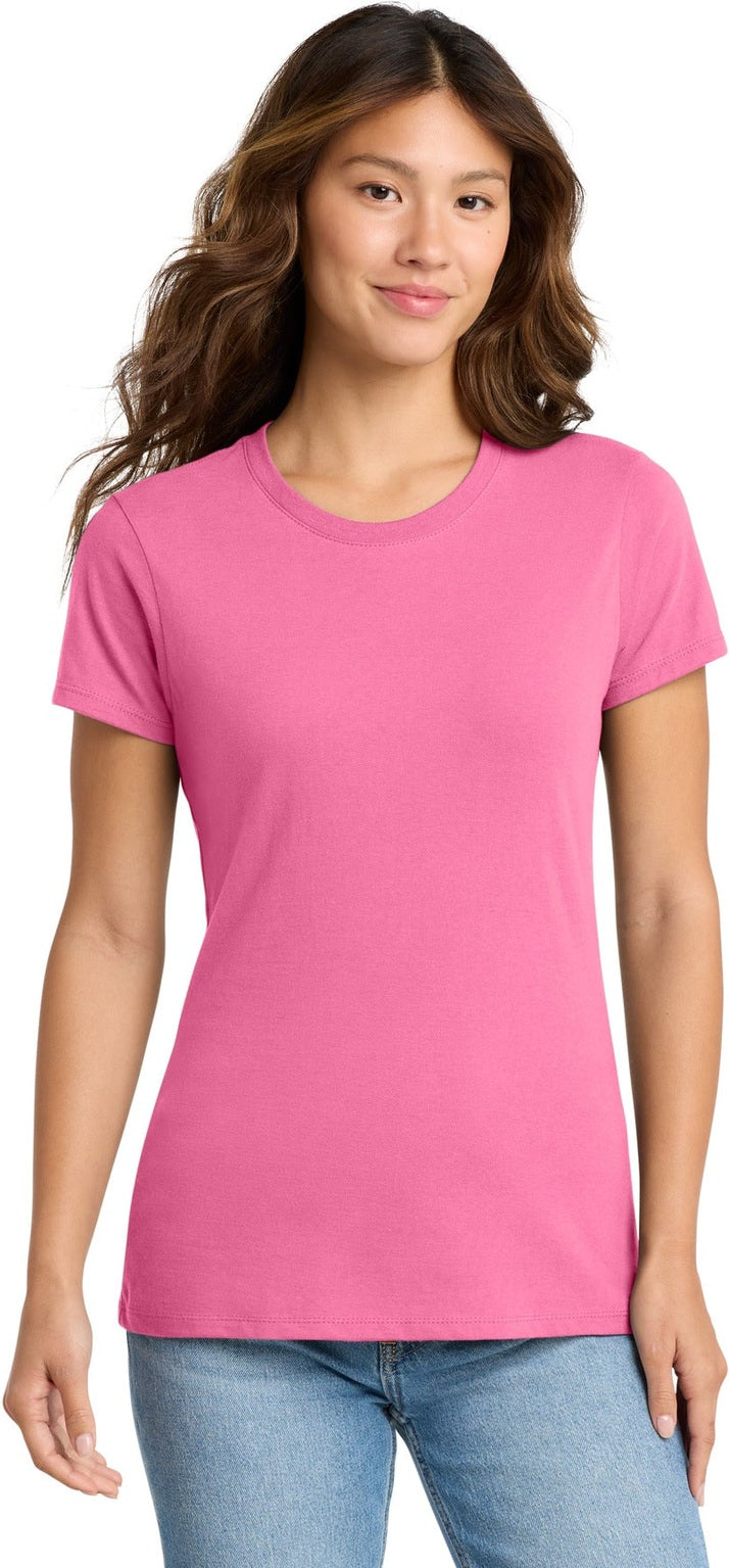 New Pink Port & Co Women's Fan Favorite Tee. LPC450