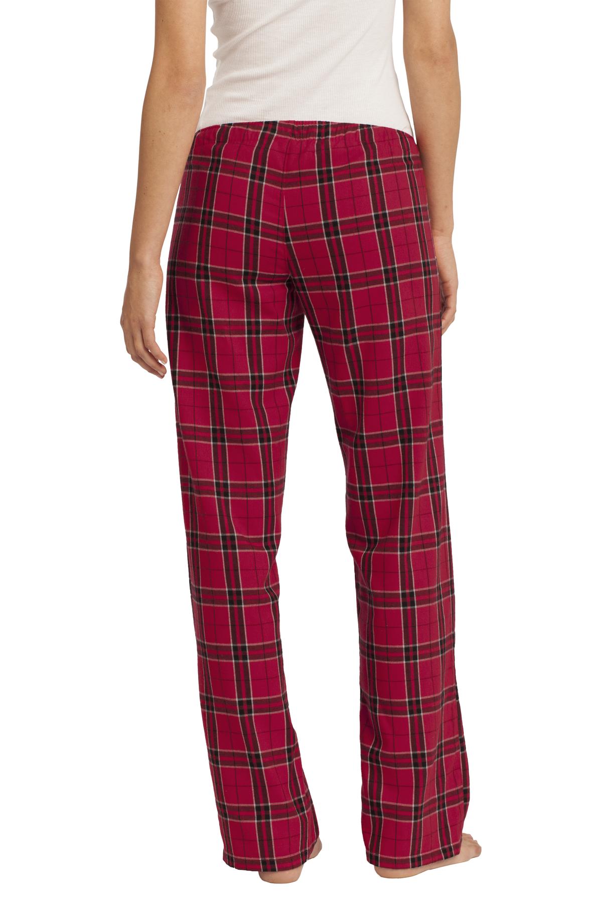 New Red District Women's Flannel Plaid Pant. DT2800
