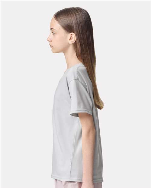 New Silver Youth Fine Jersey Tee - 2001Y