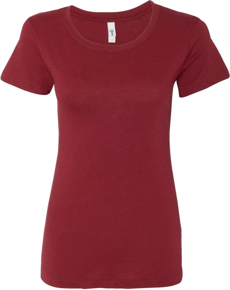Next Level 1510 Women’s Ideal T-shirt - Cardinal - Ladies Xs