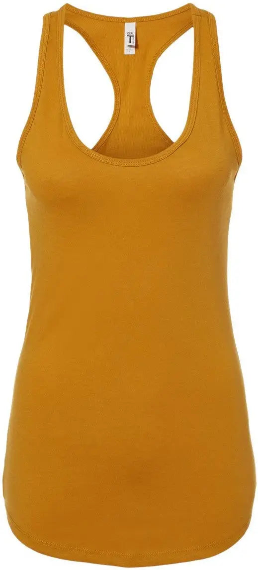Next Level 1533 Women’s Ideal Racerback Tank - Antique Gold