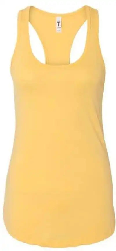 Next Level 1533 Women’s Ideal Racerback Tank Banana Cream