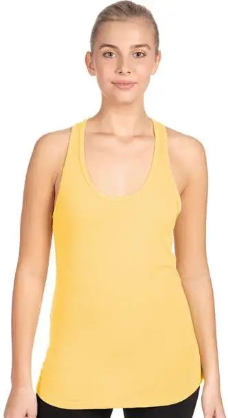 Next Level 1533 Women’s Ideal Racerback Tank - Banana Cream