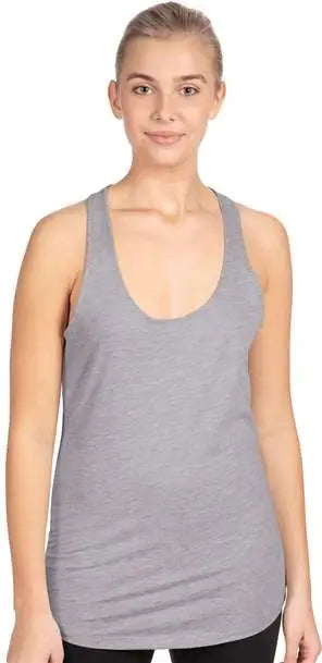 Next Level 1533 Women’s Ideal Racerback Tank - Heather Gray