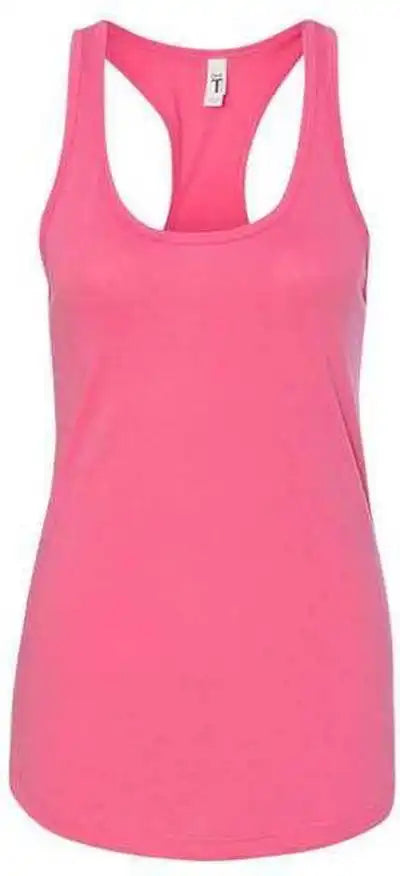 Next Level 1533 Women’s Ideal Racerback Tank - Hot Pink