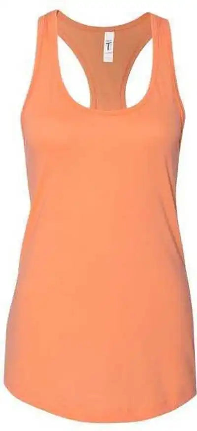 Next Level 1533 Women’s Ideal Racerback Tank Light Orange