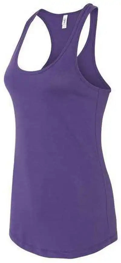 Next Level 1533 Women’s Ideal Racerback Tank Purple Rush