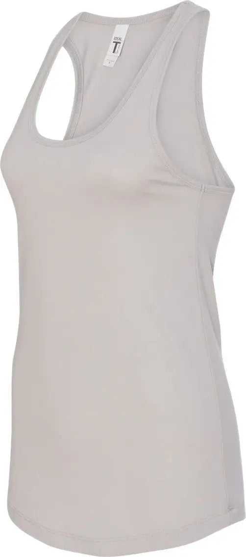 Next Level 1533 Women’s Ideal Racerback Tank - Silver - Gray / Ladies Xs
