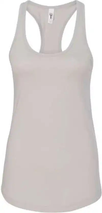 Next Level 1533 Women’s Ideal Racerback Tank Silver