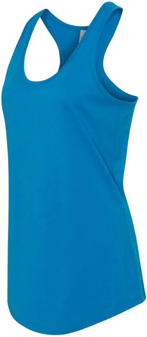 Next Level 1533 Women’s Ideal Racerback Tank - Turquoise - Ladies Xs