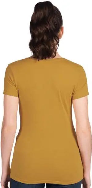 Next Level 1540 Women’s Ideal V-neck T-shirt - Antique Gold