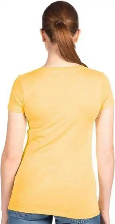 Next Level 1540 Women’s Ideal v Neck t Shirt Banana Cream