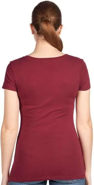 Next Level 1540 Women’s Ideal V-neck T-shirt - Cardinal