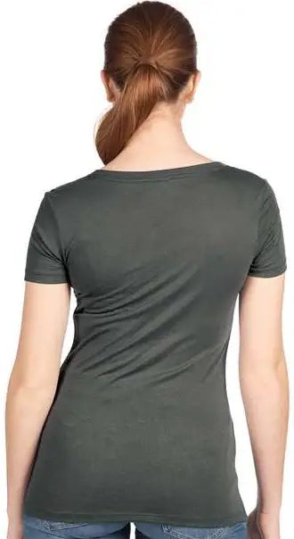 Next Level 1540 Women’s Ideal V-neck T-shirt - Dark Gray