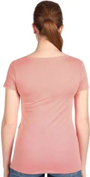 Next Level 1540 Women’s Ideal V-neck T-shirt - Desert Pink