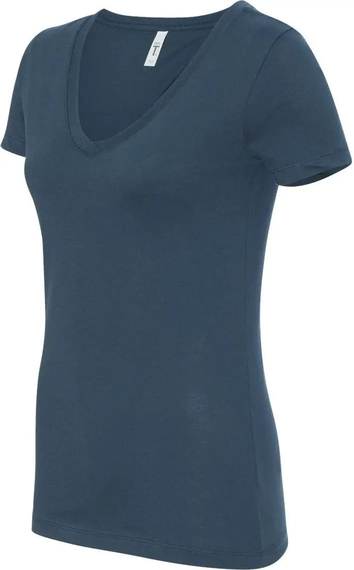 Next Level 1540 Women’s Ideal V-neck T-shirt - Indigo - Navy / Ladies Xs