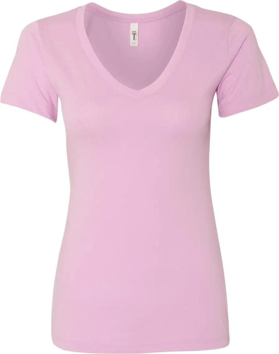 Next Level 1540 Women’s Ideal V-neck T-shirt - Lilac - Purple / Ladies Xs