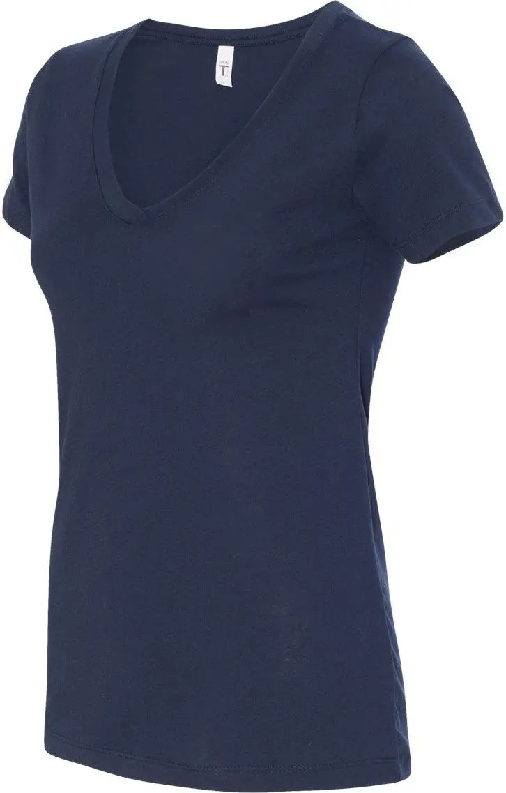 Next Level 1540 Women’s Ideal V-neck T-shirt - Midnight Navy - Ladies Xs