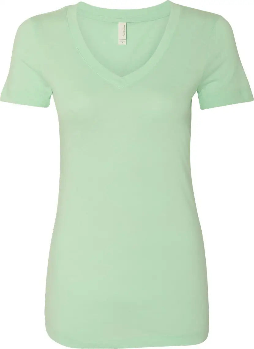 Next Level 1540 Women’s Ideal V-neck T-shirt - Mint - Ladies Xs