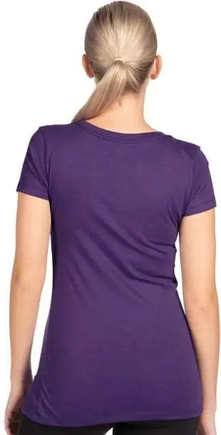 Next Level 1540 Women’s Ideal V-neck T-shirt - Purple Rush