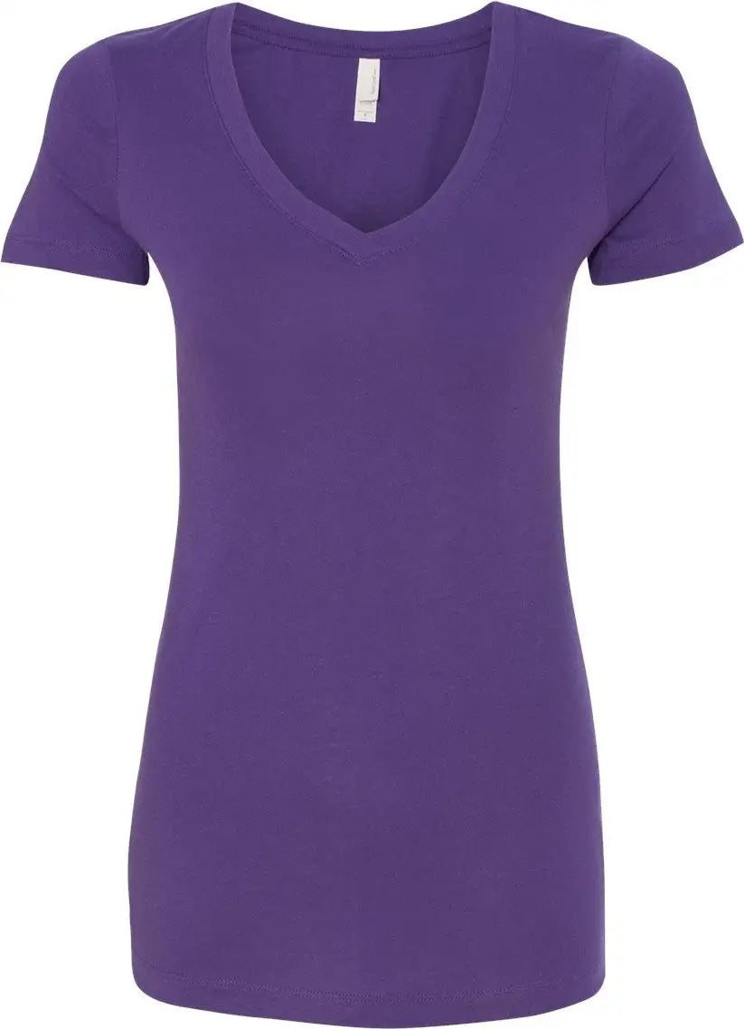 Next Level 1540 Women’s Ideal V-neck T-shirt - Purple Rush